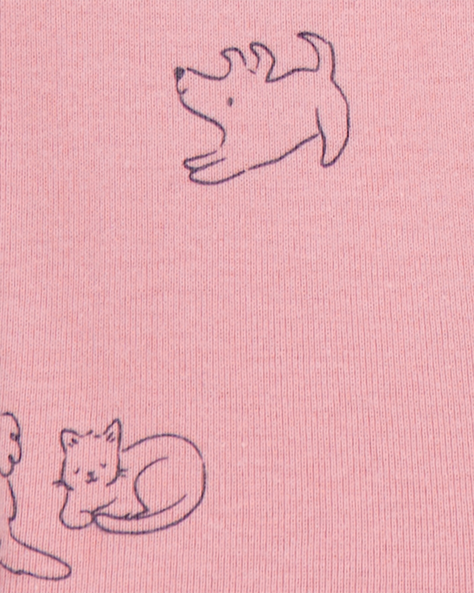 Set tres piezas de algodón, pijama, pelele y body, diseño perro Sin color