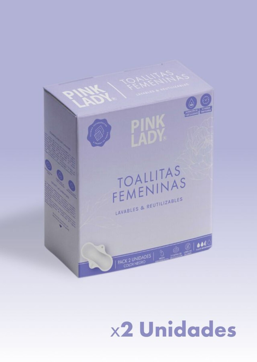 TOALLITAS FEMENINAS LAVABLES REUTILIZABLES - COMBINACION 1 