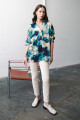 CAMISA HANNA LIRIO AZUL