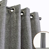 CORTINA BOUCLEE GRIS C/DET 140X229CM Unica