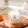 Taza doble vidrio 250ml oso