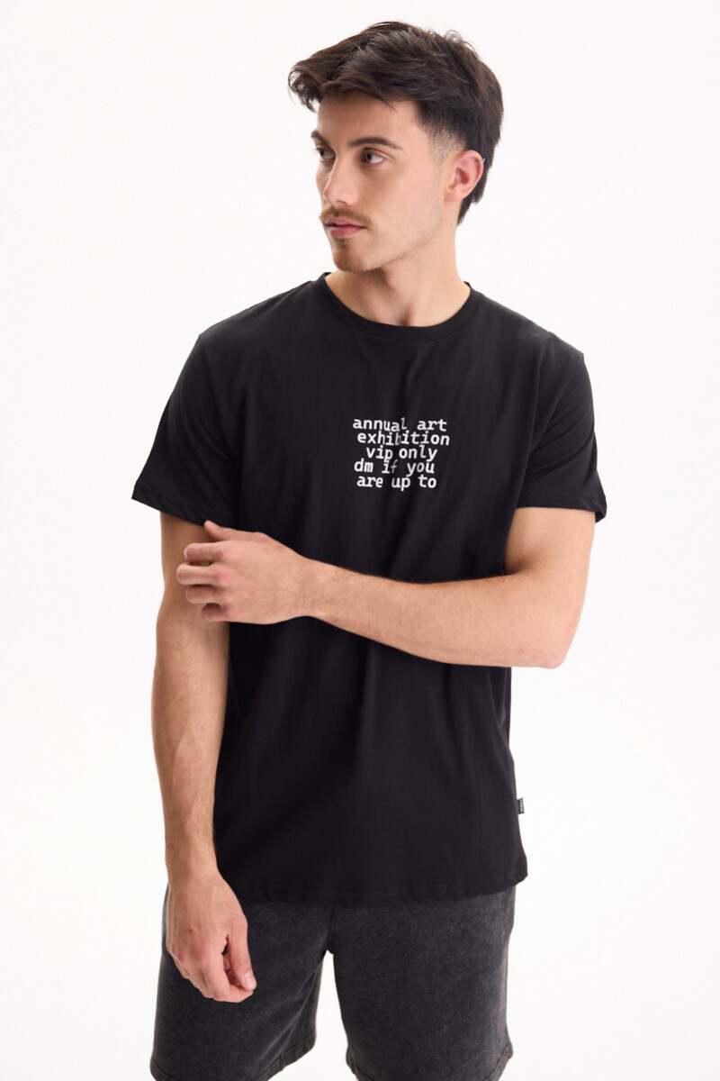 Remera Inked Negro