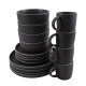 Juego vajilla 16 piezas 27/20/15/350ml GRIS