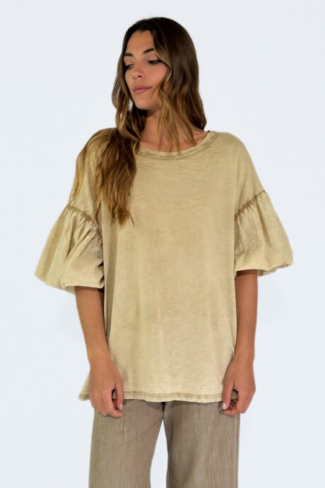 REMERA ISOLA Beige
