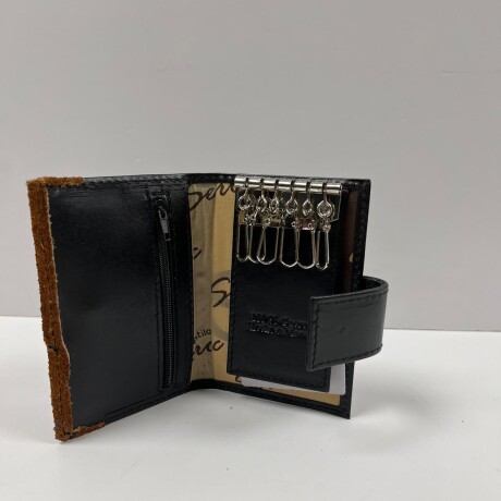 Porta-llaves c/descarne Negro