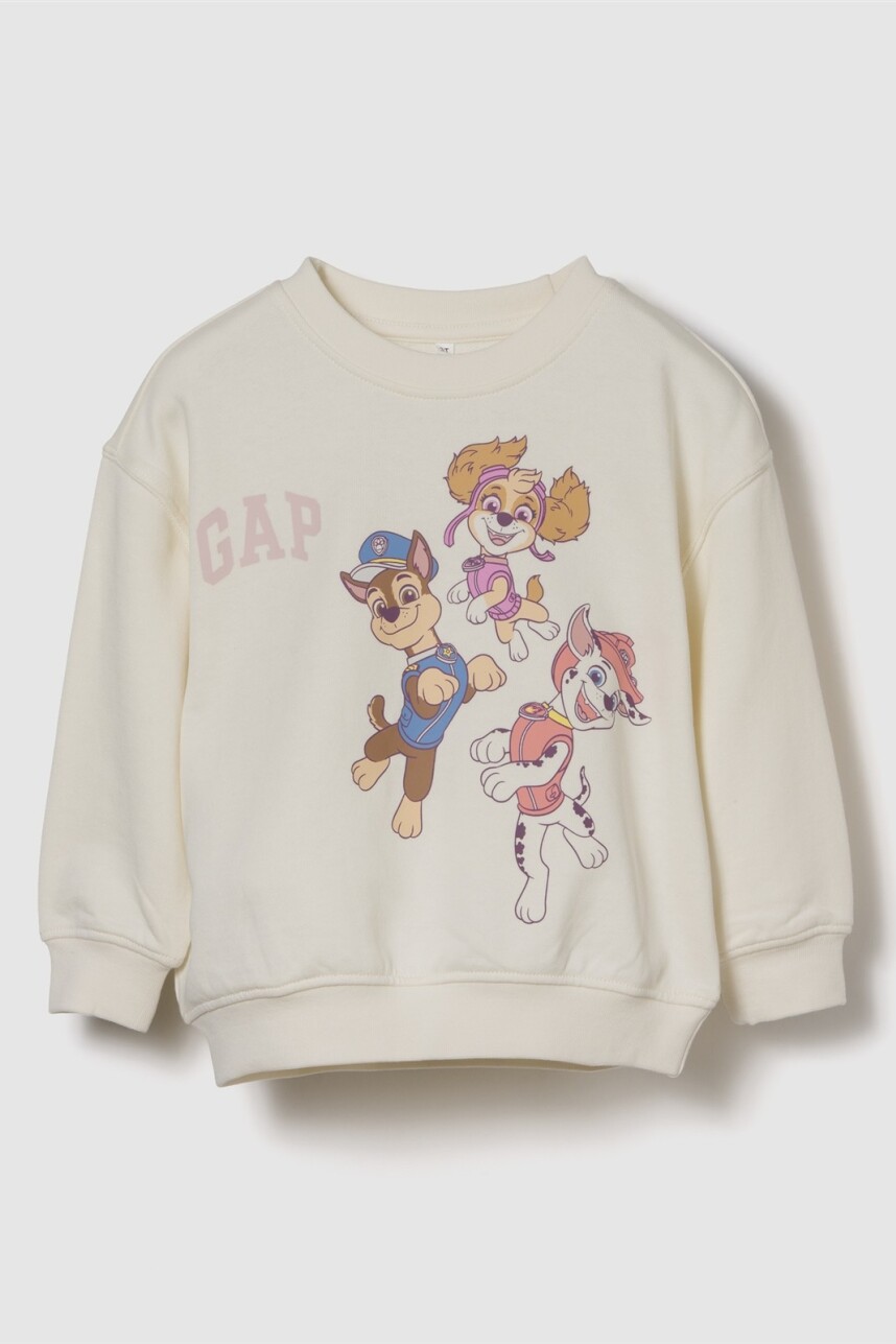 Remera Paw Patrol Toddler Niña Ivory Frost
