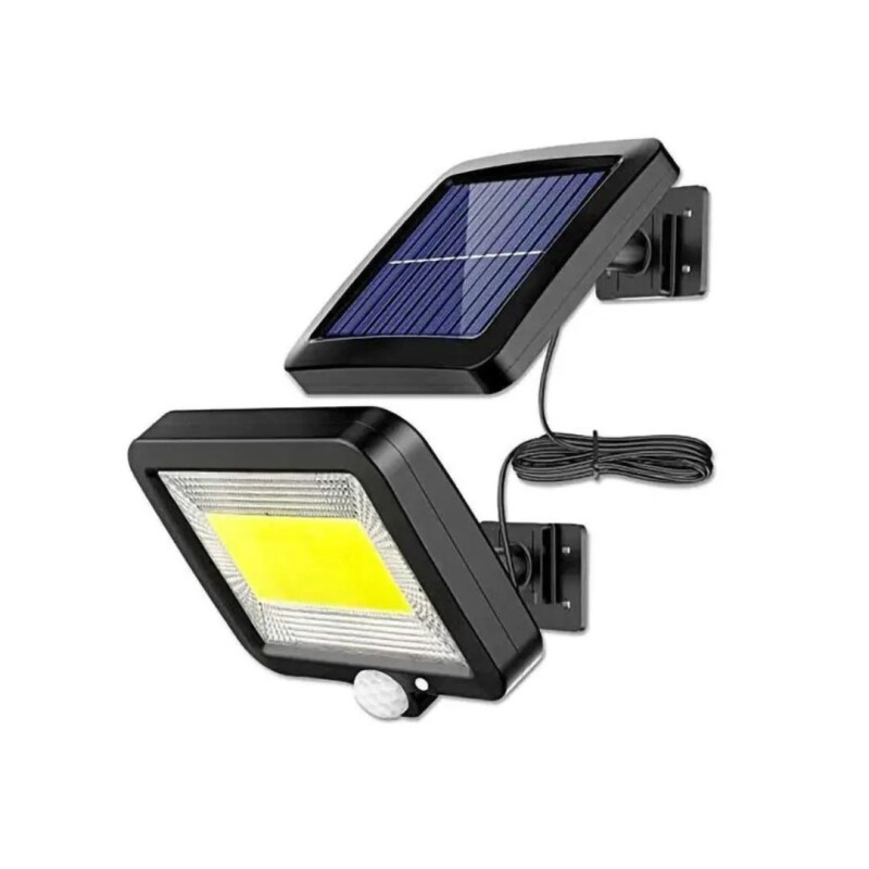 Foco Lampara Led Exterior Panel Solar Sensor Movimiento Foco Lampara Led Exterior Panel Solar Sensor Movimiento