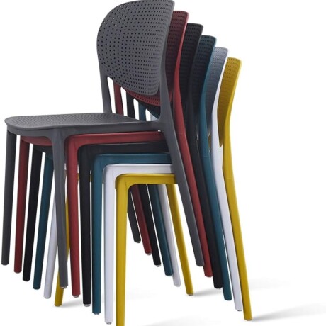 Silla Estela de jardin Negro