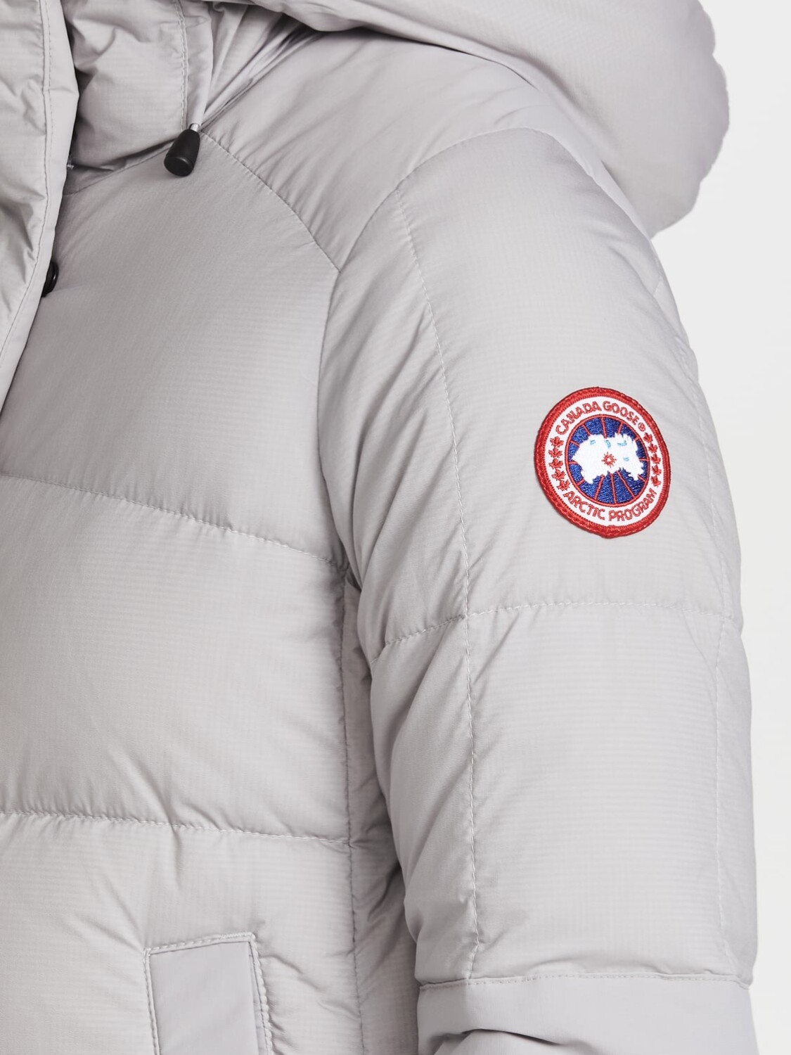 Canada Goose -Campera con capucha rellena de plumas, Alliston Gris