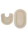 Juego alfombra baño LERDALA 2u beige Juego alfombra baño LERDALA 2u beige