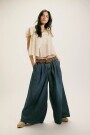 PANTALON WIDE SCOUT Azul