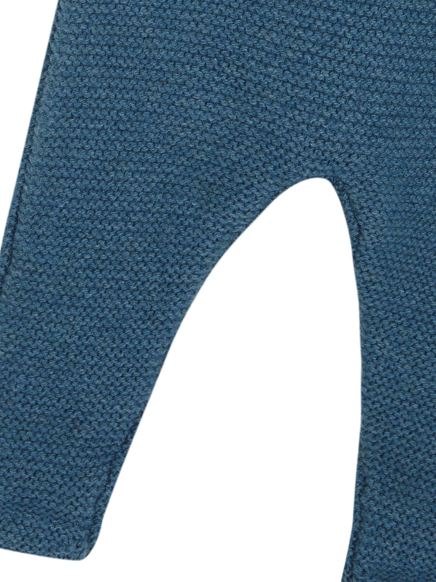 Pelele De Punto Azul Pavo Melange