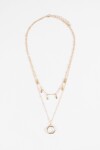 Collar cadena dijes dorado