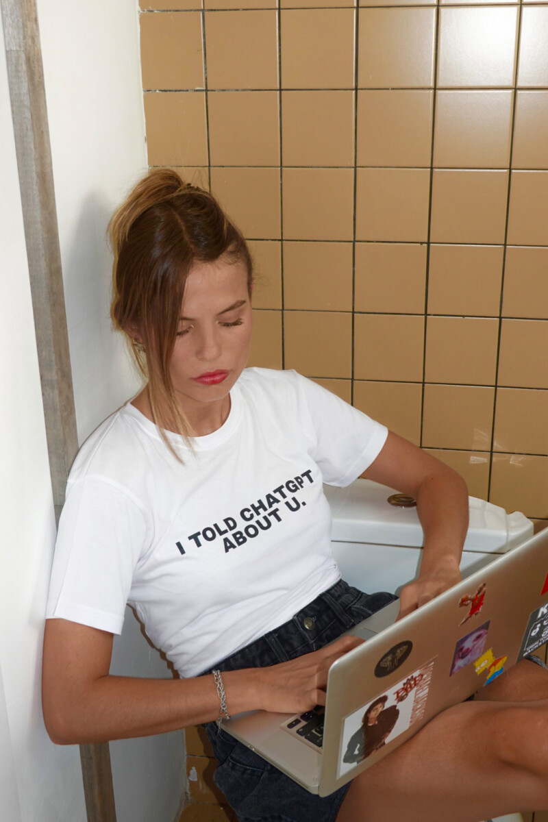 Remera CHATGPT blanco