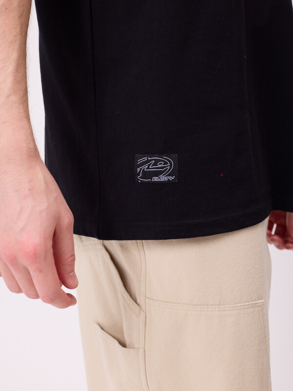 T-SHIRT COLOMA RUSTY Negro