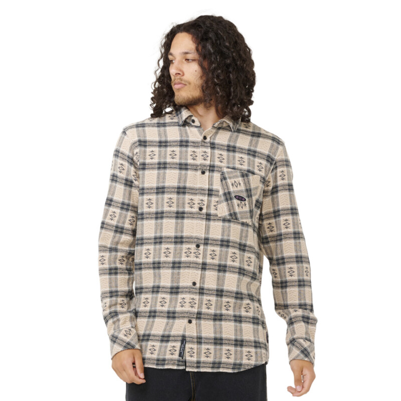 Camisa Rip Curl Archive Flannel - Patron Camisa Rip Curl Archive Flannel - Patron