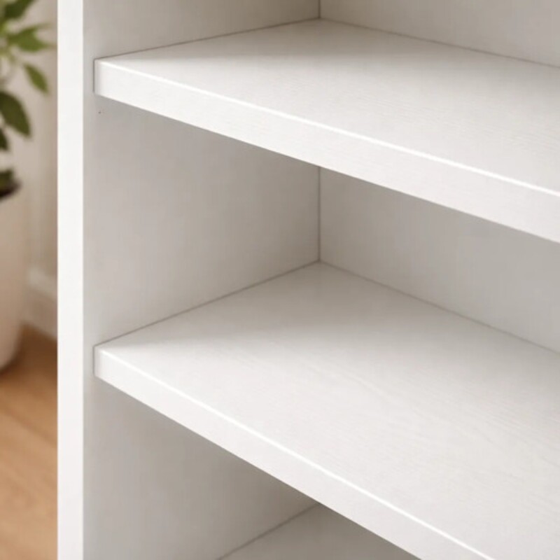 Biblioteca Estantería Lumax Multiuso 5 Estantes madera Blanco