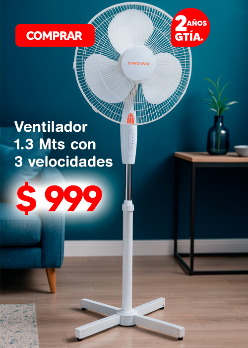 ¡Llevate hoy el mejor ventilador al mejor precio!