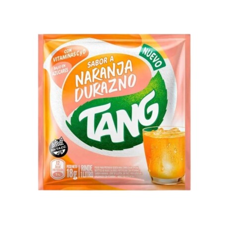 Refresco en polvo Tang 15g Naranja Durazno Refresco en polvo Tang 15g Naranja Durazno