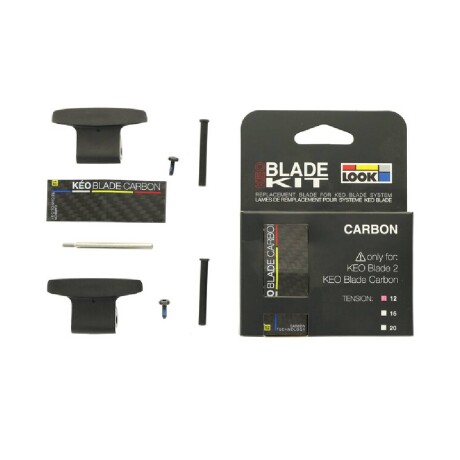Kit Laminas Dureza 12 Pedal Look Blade Carbon Kit Laminas Dureza 12 Pedal Look Blade Carbon