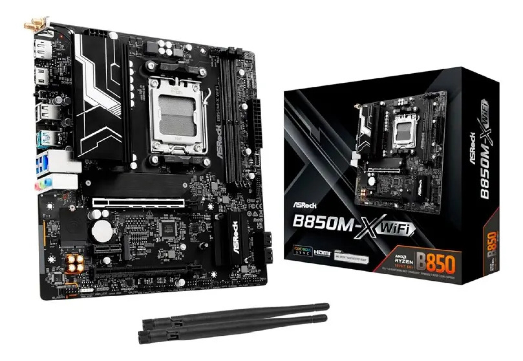 Motherboard B850m-x Wifi Ddr5 Am5 - PLACA MADRE ASROCK B850M-X WIFI R2.0 AM5 