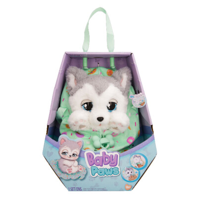 Perro Cachorro Baby Paws Husky siberiano