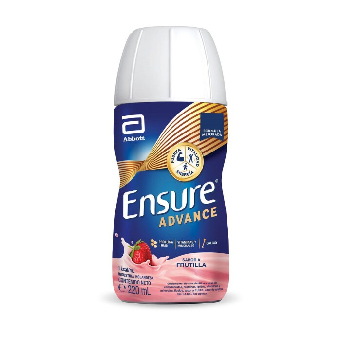 ENSURE ADVANCE SHAKE FRUTILLA FR. X 220 única