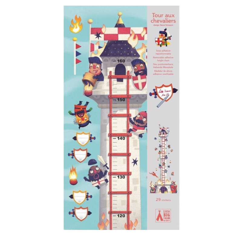 Medidor de altura adhesivo Torre del Caballero Medidor de altura adhesivo Torre del Caballero