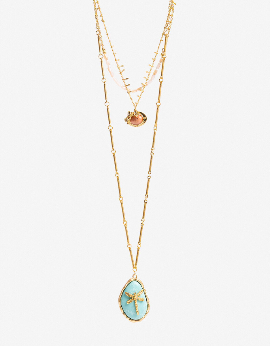 Collar Largo Layer Piedra 