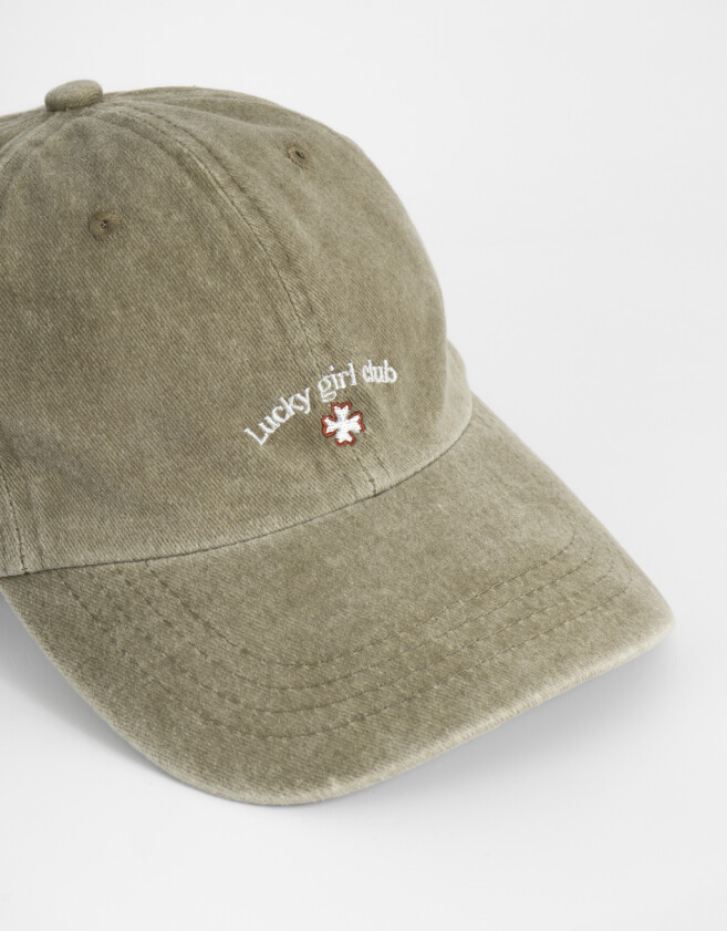 Caps Gorra Bordada Verde - Verde Oliva