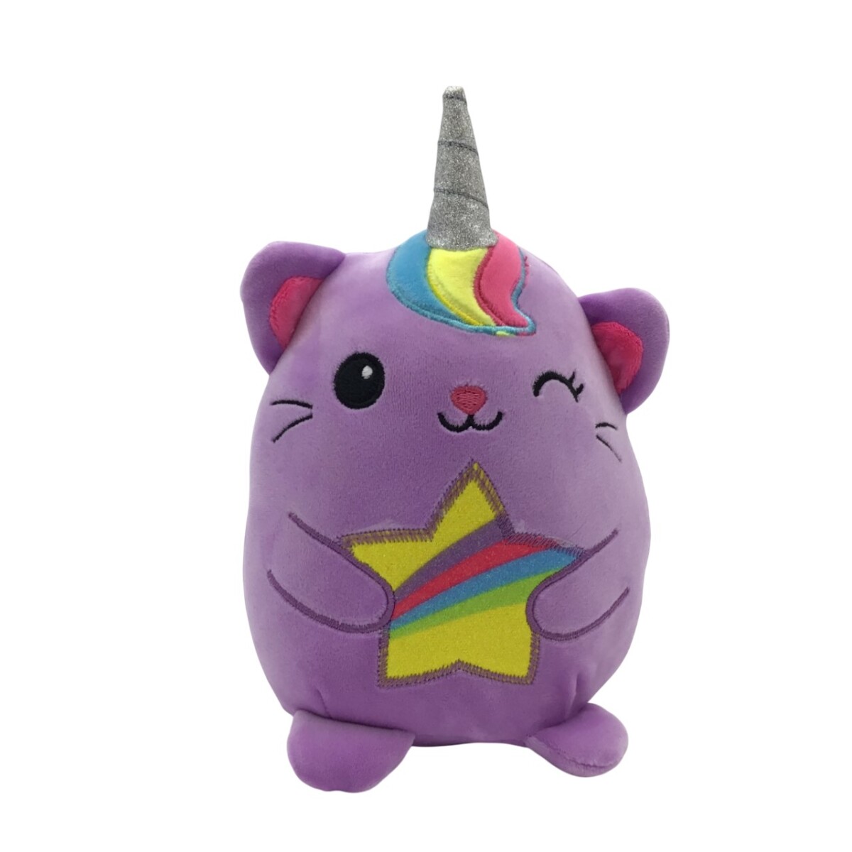 Peluche Phi Phi Toys Unicornio con Estrella Spandex 18 cm 