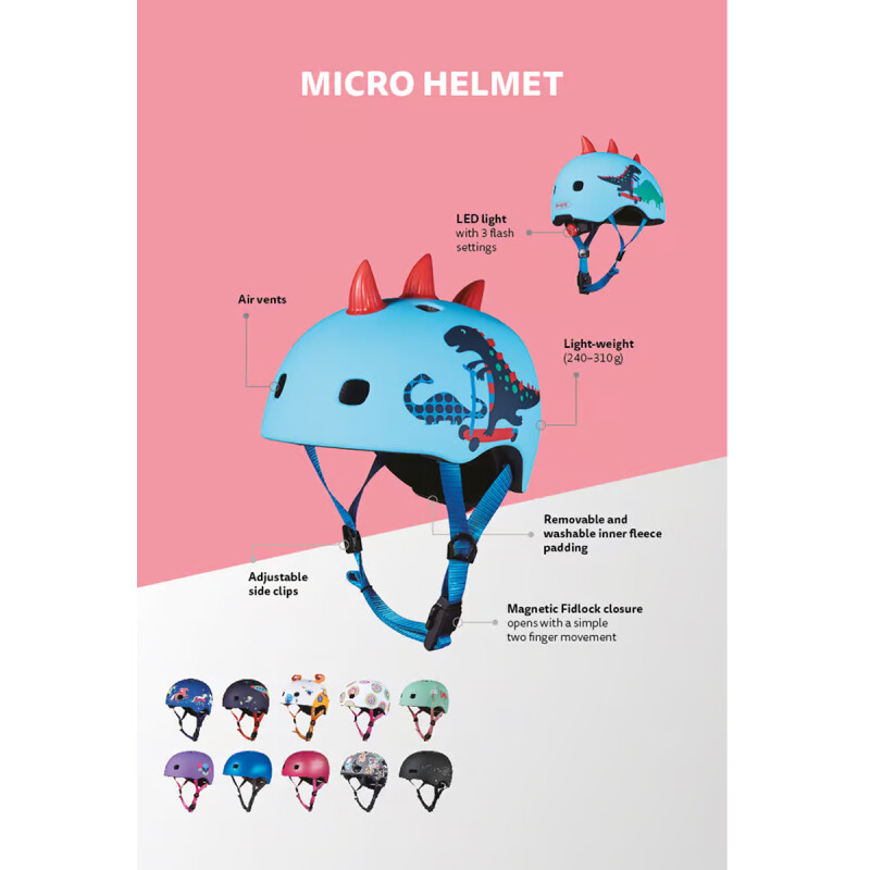 Micro Casco Rosa