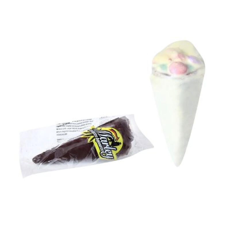Cono Relleno Dulce De Leche Marley - 1 ud. - 95 g Blanco