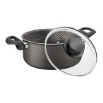 CACEROLA TRAMONTINA PARIS TAPA DE VIDRIO • 2.9L • 20cm CACEROLA TRAMONTINA PARIS TAPA DE VIDRIO • 2.9L • 20cm