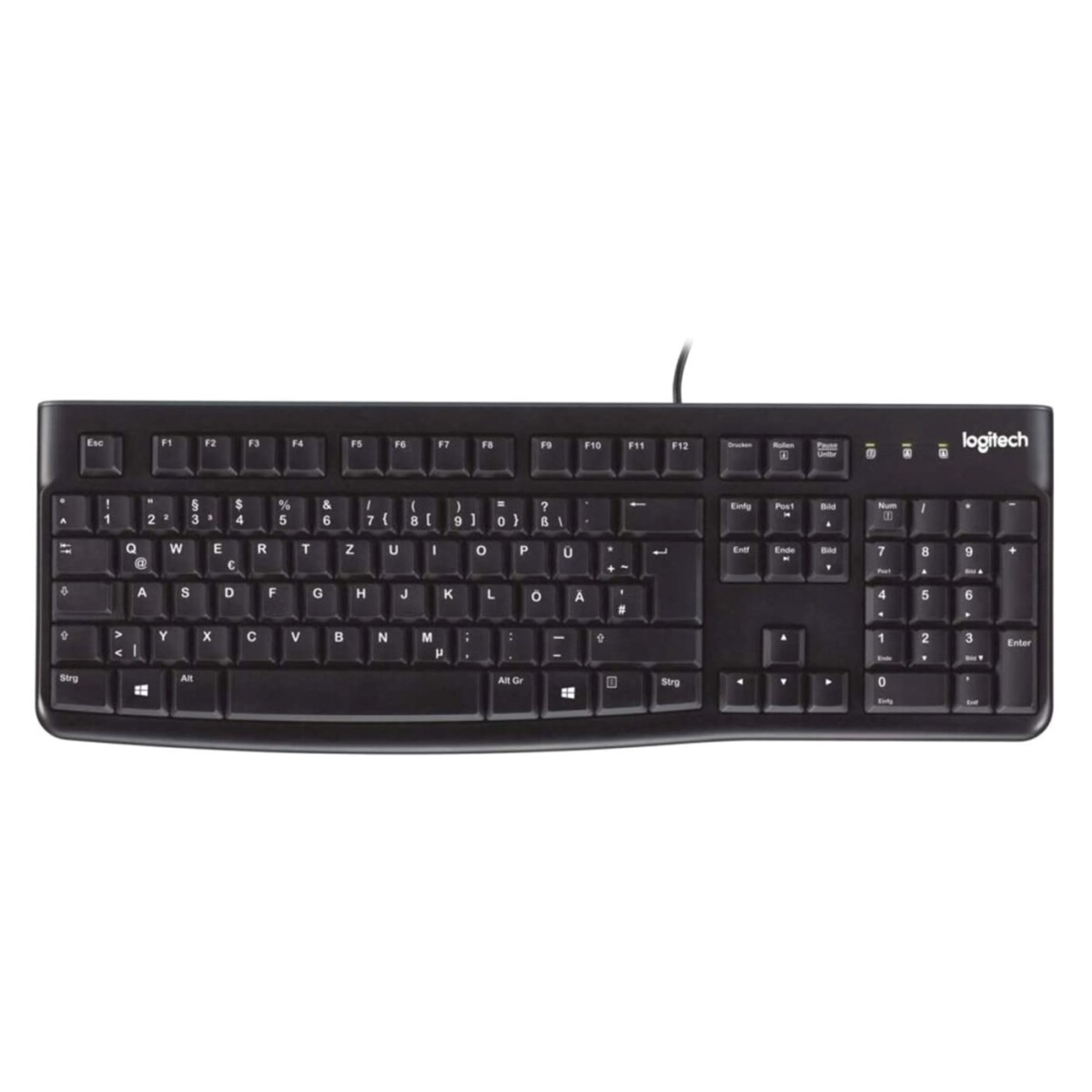 Teclado Logitech K120 Qwerty Español Color Negro 