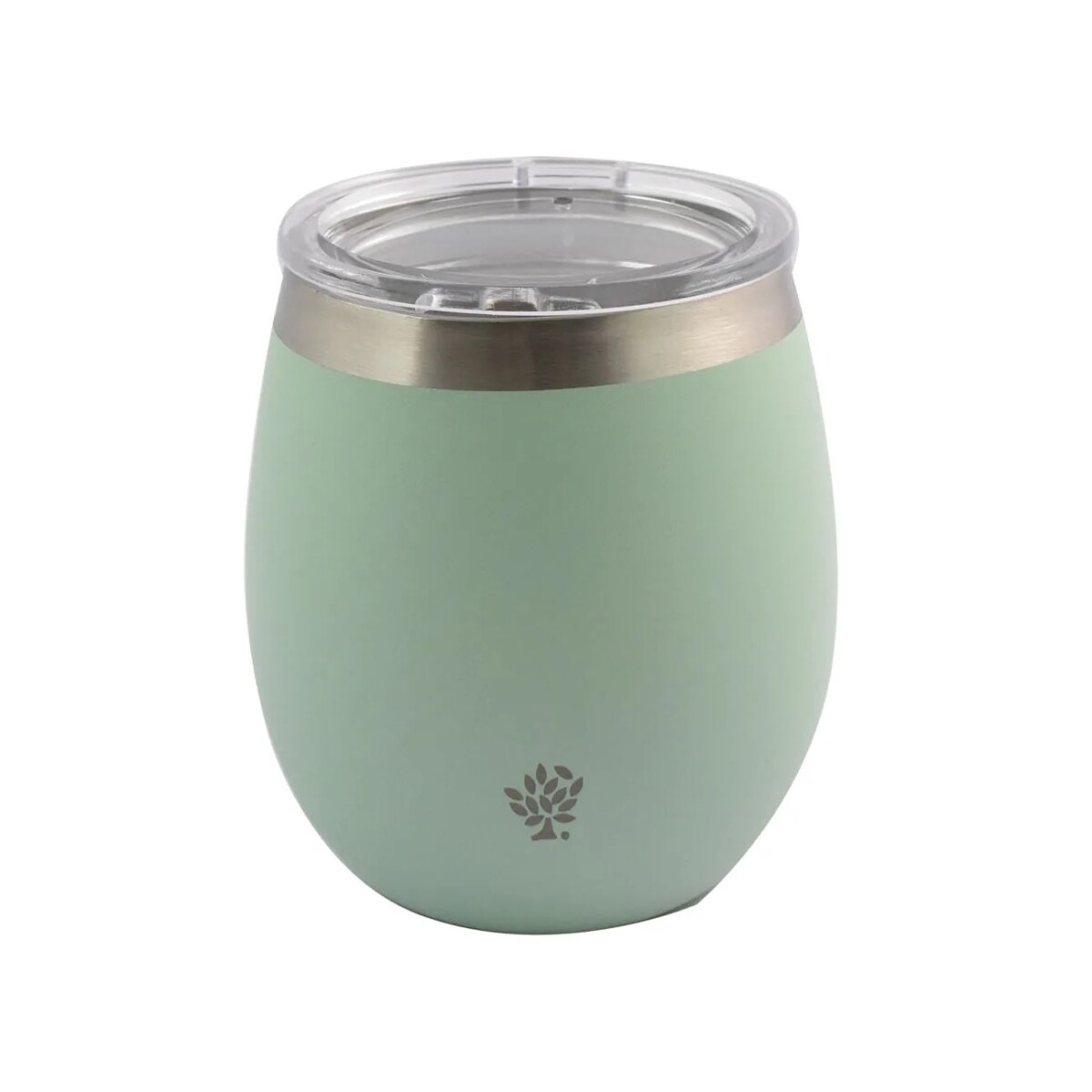 Mate Terrano Acero Inoxidable con Tapa - OLIVA 