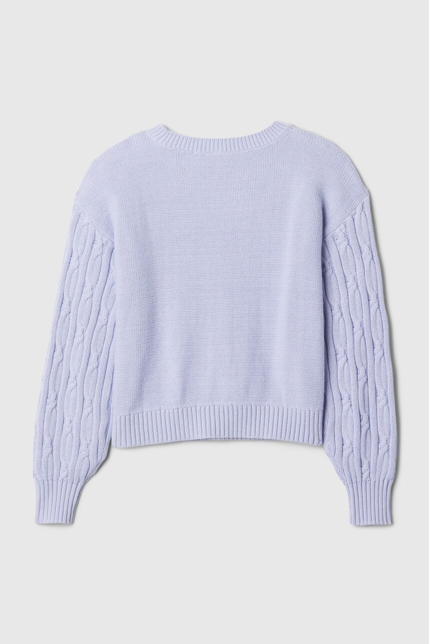 Buzo Cuello Redondo Niña Cosmic Sky Purple 15-3