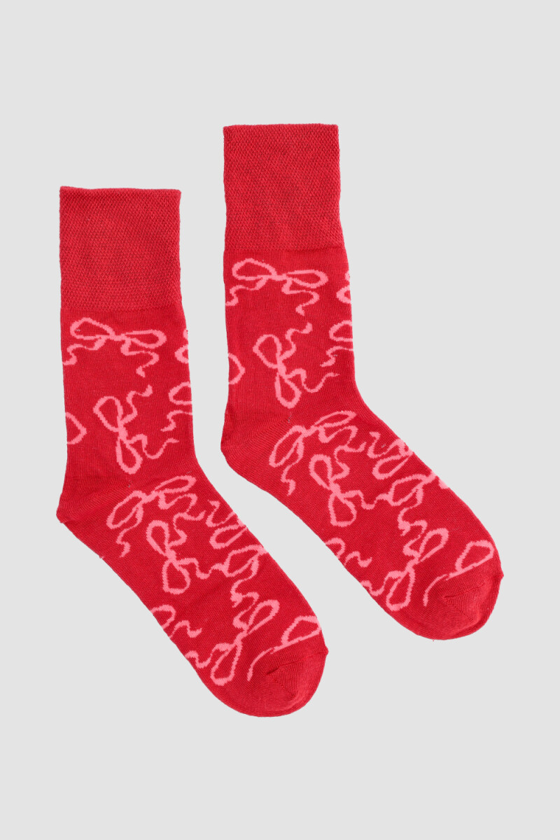 Medias de algodón con diseño con sujecion suave en puño - Variante 33 