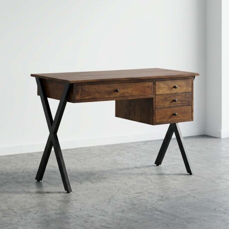 ESCRITORIO MADERA-DE-MANGO MARRON CHRISTOPHER