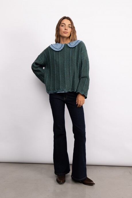 Sweater Calia Petróleo