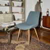 Funda cubre silla eames elastilizada gris