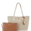 Tote Talley In Natural/cream