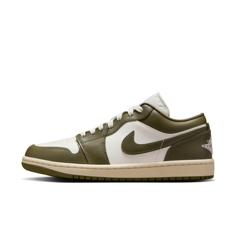 Championes Air Jordan 1 Bajo de Mujer Crema