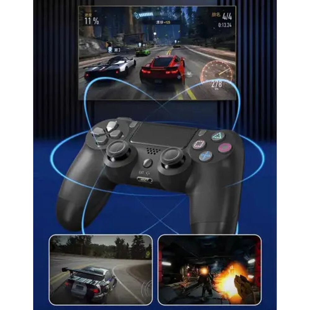 Joystick inalámbrico genérico compatible con Ps4 y pc. Joystick inalámbrico genérico compatible con Ps4 y pc.