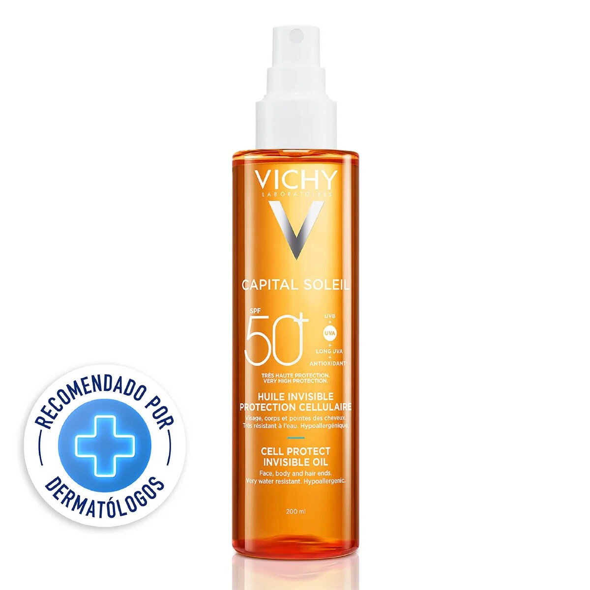 Protector Solar Capital Soleil Cell Protect Inv. Oil Fps50+. 200 Ml. 