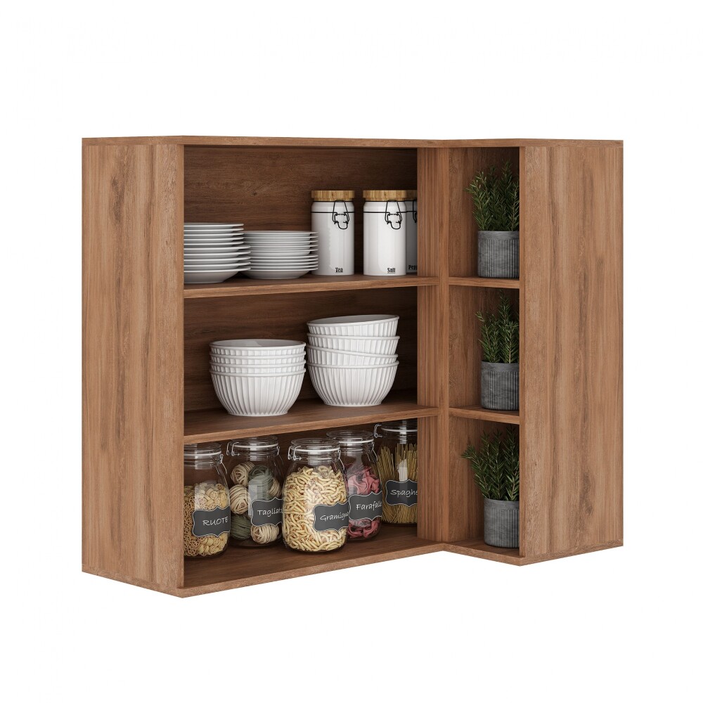 Aéreo Esquinero Americana 80cm 2 Puertas Gris Aéreo Esquinero Americana 80cm 2 Puertas Gris