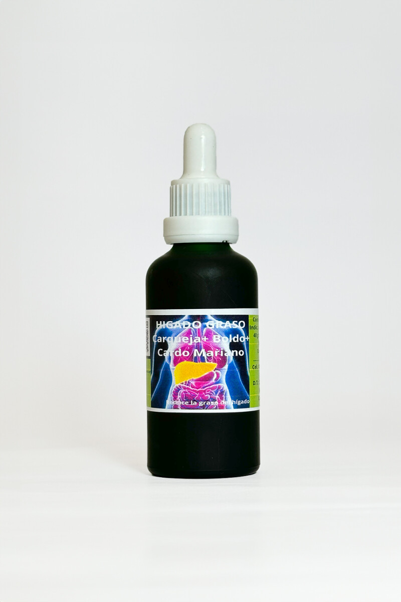Gotas para Hígado Graso (Carqueja, Boldo y Cardo Mariano) · 50ml Gotas para Hígado Graso (Carqueja, Boldo y Cardo Mariano) · 50ml