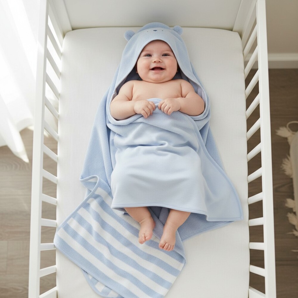 Set x2 toallas carters celeste oso