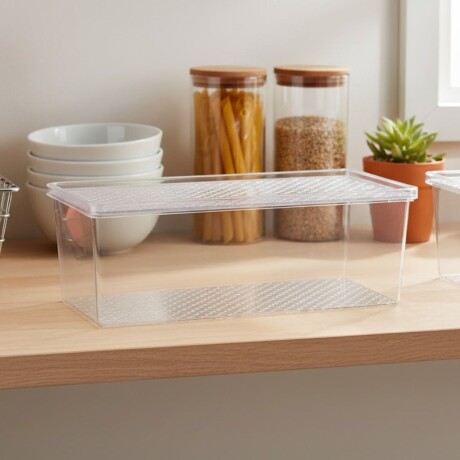 Caja organizadora multiuso 4,5L TRANSPARENTE