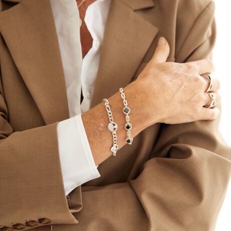 Pulsera 3 Árboles - Plata y Oro Pulsera 3 Árboles - Plata y Oro